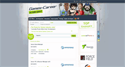 Desktop Screenshot of games-career.com