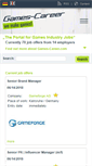 Mobile Screenshot of games-career.com